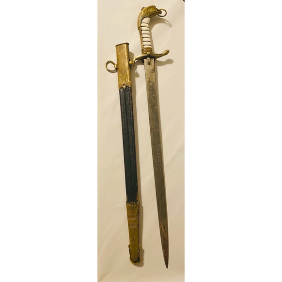 Antique Naval Short Sword, Mexico 19TH C. - Picture 9 of 13